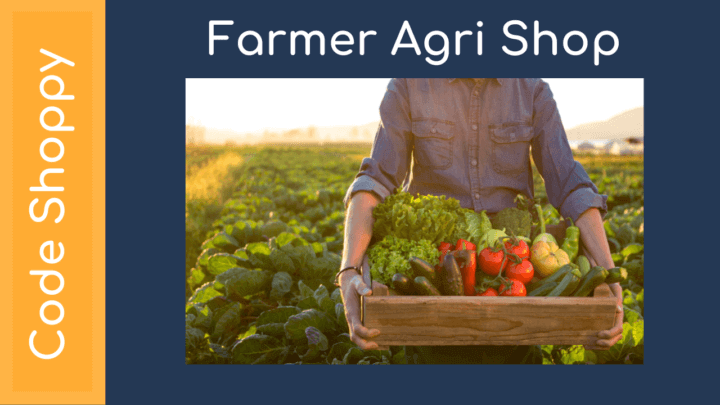AGRI SHOP for Farmers in Django Python application